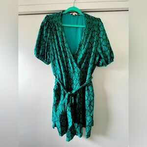 Boden plus size green romper gently used size 20/22